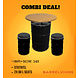 Barrelkings CombiDeal Stehtisch und zwei 60 l Sitze Barrelkings CombiDeal Stehtisch und zwei 60 l Sitze