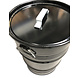 The Binbin BinBin Handle rubbish bin, 60L Black with handle lid The Binbin BinBin Handle rubbish bin, 60L Black with handle lid