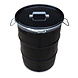 The Binbin BinBin Handle rubbish bin, 60L Black with handle lid The Binbin BinBin Handle rubbish bin, 60L Black with handle lid