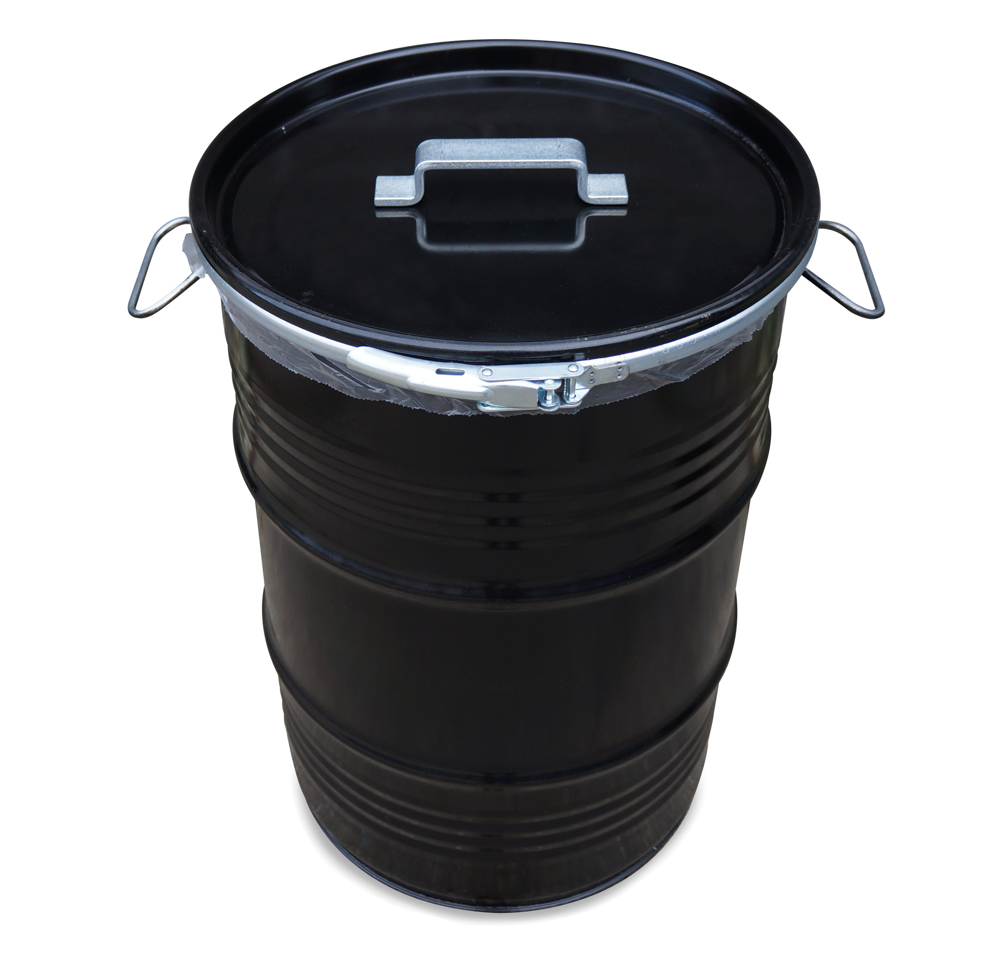 radiator zuurstof gloeilamp BinBin Handle industriële prullenbak zwart 60 Liter olievat met handva -  BarrelKings