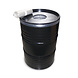 The Binbin BinBin Hole Industriële prullenbak zwart 200 Liter met gat in deksel. 57x87 CM The Binbin BinBin Hole Industriële prullenbak zwart 200 Liter met gat in deksel. 57x87 CM