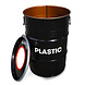 The Binbin BinBin Hole Plastic industriële prullenbak afvalscheiding 60 Liter The Binbin BinBin Hole Plastic industriële prullenbak afvalscheiding 60 Liter