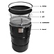 BarrelQ BarrelQ Big Barbecue, firepit and table in one + cover BarrelQ BarrelQ Big Barbecue, firepit and table in one + cover