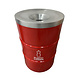 The Binbin BinBin Flame Red 200L plastic flessen inzamel prullenbak The Binbin BinBin Flame Red 200L plastic flessen inzamel prullenbak