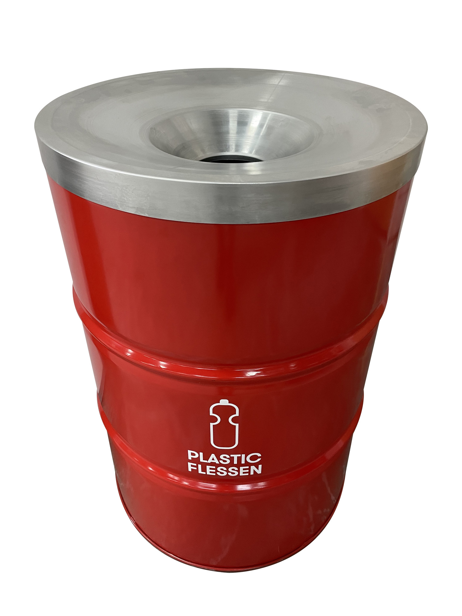 Verschrikkelijk ingenieur Schaduw BinBin Flame Red 200 Liter plastic (PET) flessen inzamel prullenbak -  BarrelKings