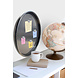 Barrelkings Barrelkings industrieel wandbord/ magneetbord- memo bord rond- zwart metaal- 58 CM Barrelkings Barrelkings industrieel wandbord/ magneetbord- memo bord rond- zwart metaal- 58 CM