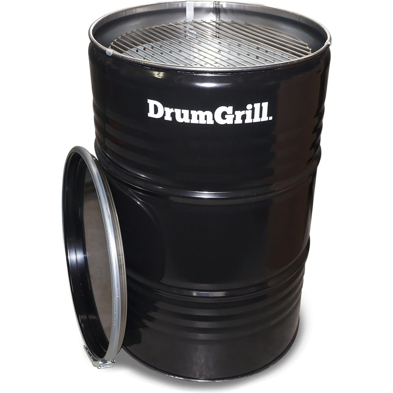 Handschrift Roux Bevatten Drumgrill Big 200 Liter olievat Barbecue, vuurkorf en statafel in één -  BarrelKings