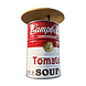 Barrelkings Campbell's soup statafel- bartafel- hangtafel met houtenblad. Barrelkings Campbell's soup statafel- bartafel- hangtafel met houtenblad.