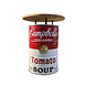 Barrelkings Campbell's soup statafel- bartafel- hangtafel met houtenblad. Barrelkings Campbell's soup statafel- bartafel- hangtafel met houtenblad.