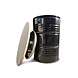 Barrelkings Olievat Statafel met houten blad 200 Liter vat Barrelkings Olievat Statafel met houten blad 200 Liter vat