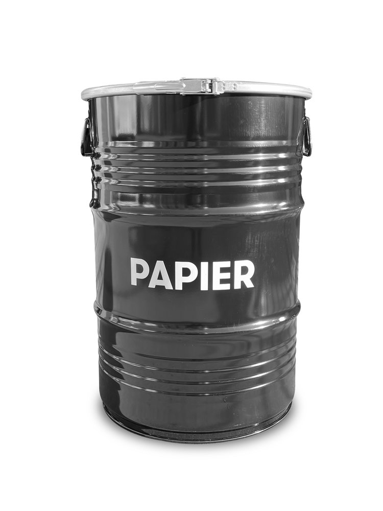The Binbin BinBin papier Industrielles Ölfass Papierbehälter Mülleimer -  BarrelKings