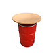 Barrelkings Ölfass Stehtisch 200 Liter mit Holzplatte |80x105cm Barrelkings Ölfass Stehtisch 200 Liter mit Holzplatte |80x105cm
