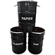 The Binbin BinBin 60 Liter afvalscheidingssysteem Papier- Plastic- Vuil The Binbin BinBin 60 Liter afvalscheidingssysteem Papier- Plastic- Vuil