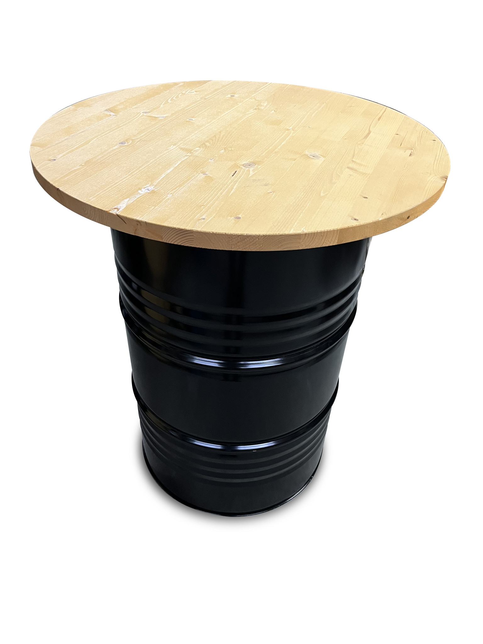 Barrelkings Tafelblad gelakt hout |200/210 liter vloeistof |Olievat vat