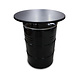 Barrelkings Oilbarrel tabletop 200 l drum with black table top Barrelkings Oilbarrel tabletop 200 l drum with black table top