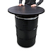 Barrelkings Oilbarrel tabletop 200 l drum with black table top Barrelkings Oilbarrel tabletop 200 l drum with black table top