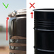 The Binbin BinBin vlamwerend deksel met gat voor 200 Liter olievat The Binbin BinBin vlamwerend deksel met gat voor 200 Liter olievat