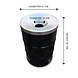 The Binbin BinBin Flame industrial rubbish bin 200 Liter with flame-retardant lid The Binbin BinBin Flame industrial rubbish bin 200 Liter with flame-retardant lid