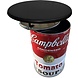 Barrelkings Campbell's Soup 200 L oildrum standing table with black top 80x105 cm Barrelkings Campbell's Soup 200 L oildrum standing table with black top 80x105 cm