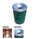 Barrelkings BinBin Flame grün 200 Liter Ölfass-Mülleimer mit schwer entflammbarem Deckel 57 x 87 cm Barrelkings BinBin Flame grün 200 Liter Ölfass-Mülleimer mit schwer entflammbarem Deckel 57 x 87 cm