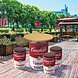 Barrelkings Campbell's Soup retro- industrieel 60 L olievat plantenbak Barrelkings Campbell's Soup retro- industrieel 60 L olievat plantenbak