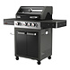 Fornetto Gasbarbecue Ranger Pro 310 3 pits BBQ met kast en zijbrander Fornetto Gasbarbecue Ranger Pro 310 3 pits BBQ met kast en zijbrander