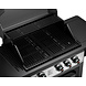 Fornetto Gasbarbecue Ranger Pro 310 3 pits BBQ met kast en zijbrander Fornetto Gasbarbecue Ranger Pro 310 3 pits BBQ met kast en zijbrander