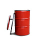 Barrelkings Rode olievat Statafel zwart metaal met zwart blad 200 Liter vat Barrelkings Rode olievat Statafel zwart metaal met zwart blad 200 Liter vat