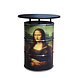 Barrelkings Design standing table 200L Mona Lisa with black top Barrelkings Design standing table 200L Mona Lisa with black top