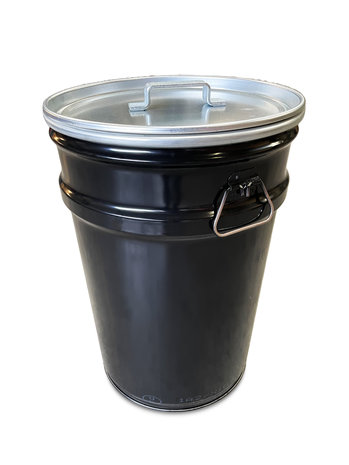 Barrelkings BinBin Handle argent 60l poubelle à huile avec couvercle -  BarrelKings
