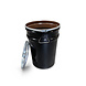 Barrelkings BinBin Silber 60L olfass Mülleimer mit Deckel Barrelkings BinBin Silber 60L olfass Mülleimer mit Deckel