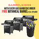 Fornetto Gasbarbecue Ranger Pro 310 3 pits BBQ met kast en zijbrander Fornetto Gasbarbecue Ranger Pro 310 3 pits BBQ met kast en zijbrander