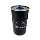 The Binbin BinBin Hole 120L Duo blikken- flessen inzamelbak-olievat met gat deksel The Binbin BinBin Hole 120L Duo blikken- flessen inzamelbak-olievat met gat deksel