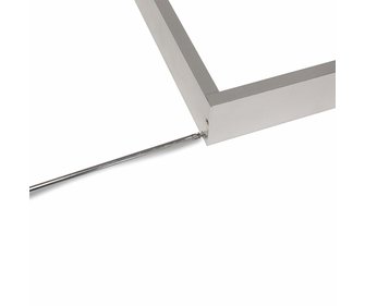 Decken Aufbaurahmen 120x30cm - Aluminium Silber - für LED Panel | LED