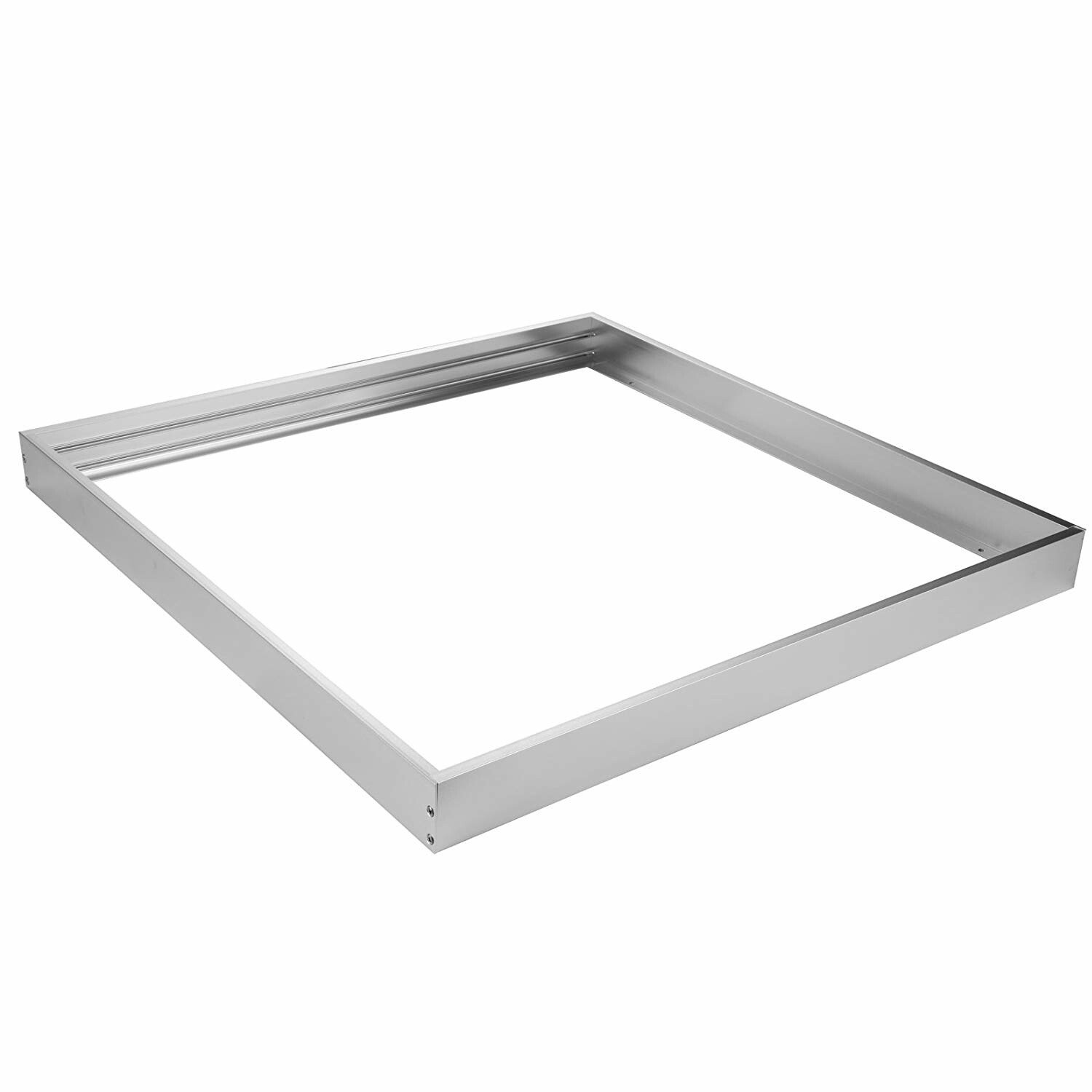 Aufbaurahmen 60x60cm - Aluminium Silber - für LED Panel 