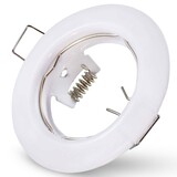 Aigostar LED Strahler GU10 / MR16 - 65mm Einbaurahmen - weiß rund - nicht schwenkbar - Einbaugr. 77mm Aigostar LED Strahler GU10 / MR16 - 65mm Einbaurahmen - weiß rund - nicht schwenkbar - Einbaugr. 77mm
