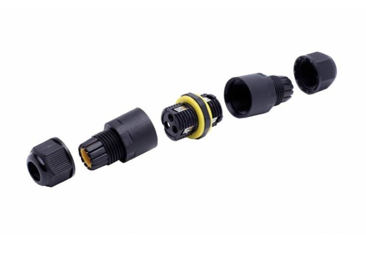 LCB LED-Beleuchtung Innovatives Design, hochwertige Technik & schnelle Lieferung! Dosenmuffe Verbinder IP68 - Wasserdicht - 2- und 3-polig 0.5 - 1 mm²