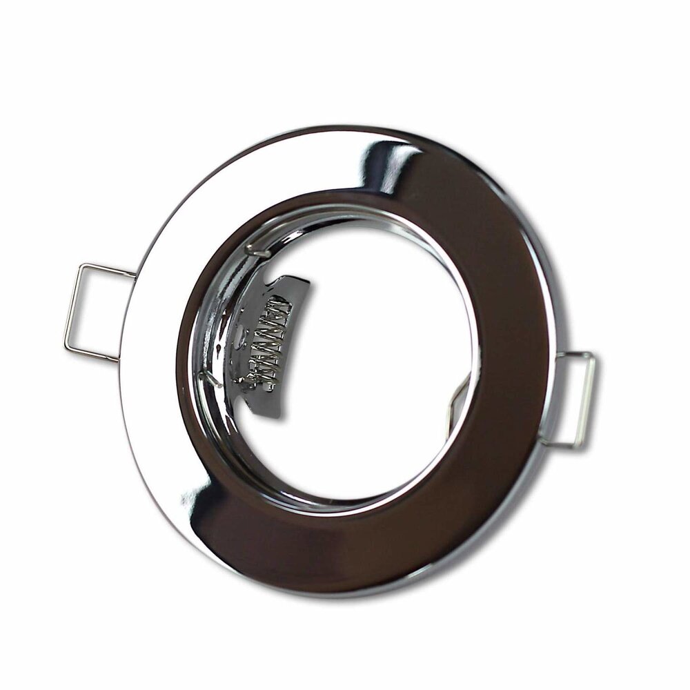 Aigostar Runder LED Einbaustrahler – schwenkbar – GU10/MR16 – gebürstetes Chrome Aigostar Runder LED Einbaustrahler – schwenkbar – GU10/MR16 – gebürstetes Chrome