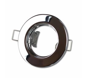 Aigostar Runder LED Einbaustrahler –  schwenkbar – GU10/MR16 – gebürstetes Chrom Aigostar Runder LED Einbaustrahler –  schwenkbar – GU10/MR16 – gebürstetes Chrom