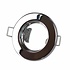 Runder LED Einbaustrahler –  schwenkbar – GU10/MR16 – gebürstetes Chrom Runder LED Einbaustrahler –  schwenkbar – GU10/MR16 – gebürstetes Chrom