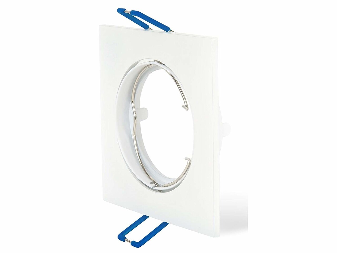 Aigostar LED-Leuchten LED Strahler 72mm Einbaurahmen - weiß - Quadrat 80x80mm - schwenkbar