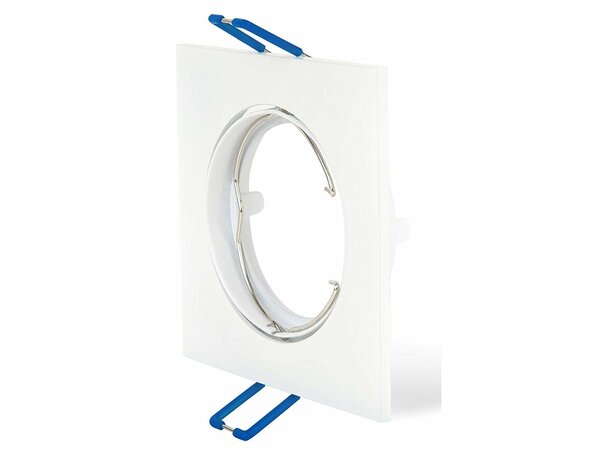 Aigostar LED-Leuchten LED Strahler 72mm Einbaurahmen - weiß - Quadrat 80x80mm - schwenkbar