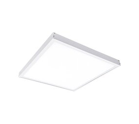 LCB LED-Beleuchtung Innovatives Design, hochwertige Technik & schnelle Lieferung! LED Aufbau-Rahmen Typ A für Panel 60×60 cm – Weißes Aluminium – 5 cm Höhe inkl. Schrauben