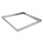 LED Panel Aluminium Aufbaurahmen - Silber - 62x62cm - inkl. Befestigungsmaterial -