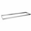 LED Panel Aluminium Aufbaurahmen - Silber - 120x60cm - inkl. Befestigungsmaterial