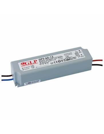 Led line: Erstklassiges Lichtdesign GLP LED Netzteil Transformator - 12V 60W 5A - geeignet für 12V LED Beleuchtung - IP67 wasserdicht Led line: Erstklassiges Lichtdesign GLP LED Netzteil Transformator - 12V 60W 5A - geeignet für 12V LED Beleuchtung - IP67 wasserdicht