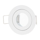 LED line GU11 / MR11 Spot Einbaurahmen 45 mm - Außengröße 55 mm - Weiß -  rund - wasserdicht IP44 LED line GU11 / MR11 Spot Einbaurahmen 45 mm - Außengröße 55 mm - Weiß -  rund - wasserdicht IP44