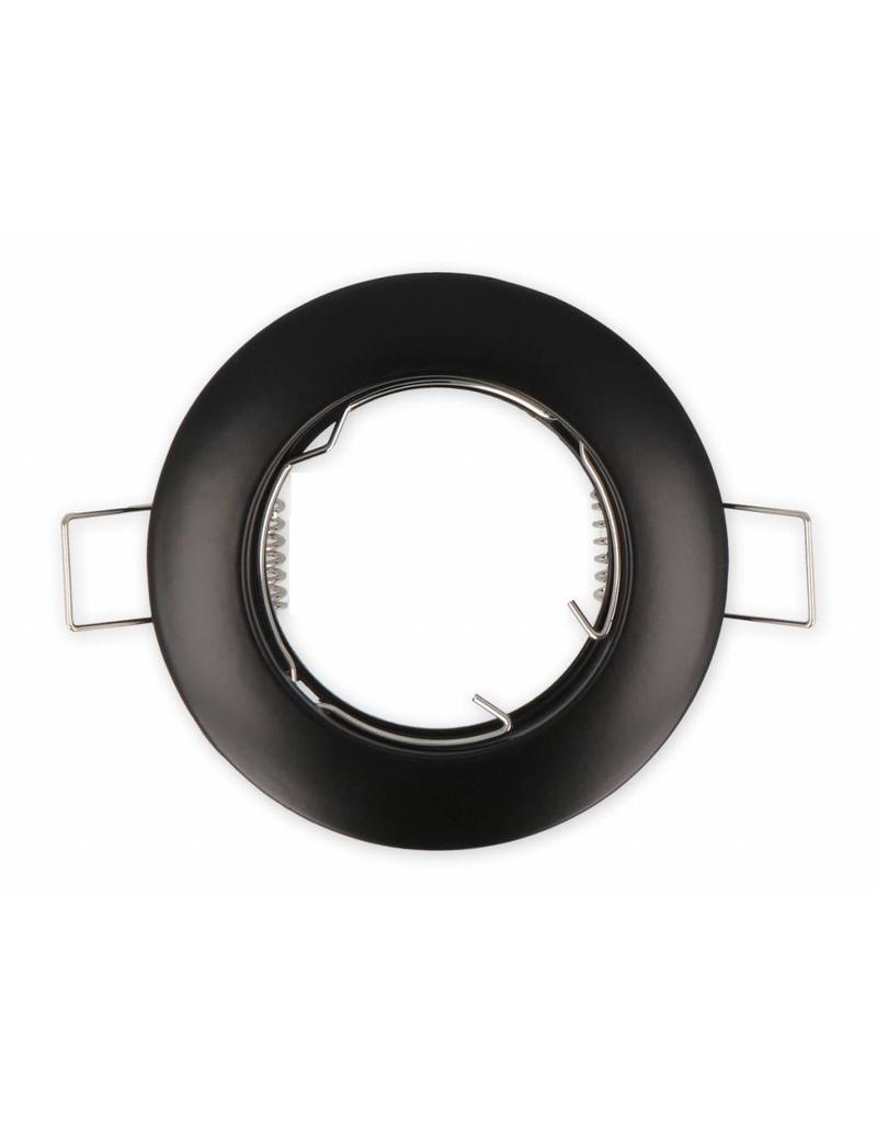 LED Strahler Einbaurahmen Premium Mattschwarz - Sägegr. 70-74mm 