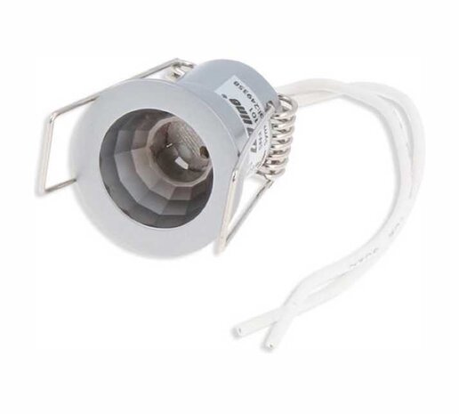 Led line: Erstklassiges Lichtdesign Einbaurahmen für G4 LED-Lampen - 29 mm - Außengröße 31 mm - Silber Alu - rund - IP20