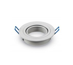 Aigostar LED Spot Einbaurahmen für GU10 / MR16 - 75mm -  Weiß  - rund - schwenkbar - Einbaugr. 92mm Aigostar LED Spot Einbaurahmen für GU10 / MR16 - 75mm -  Weiß  - rund - schwenkbar - Einbaugr. 92mm